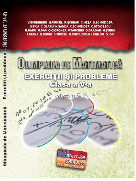 OLIMPIADA DE MATEMATICĂ EXERCIȚII ȘI PROBLEME PENTRU CLASA A V-A